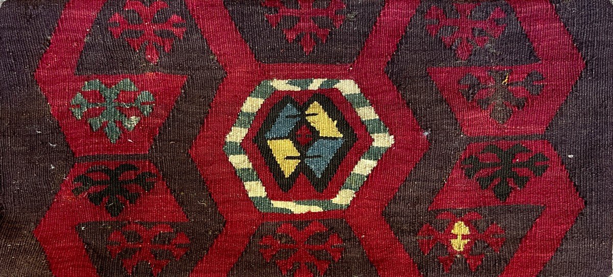 Coussin En Kilim - Objets De Décoration - Vers 1930 - 65x25 - N° 321