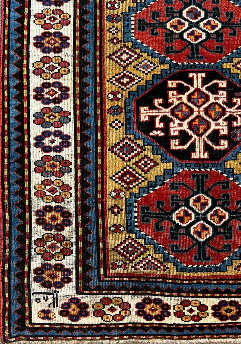 Kazak Rug 19th 180 X 105 - No. 638-photo-2