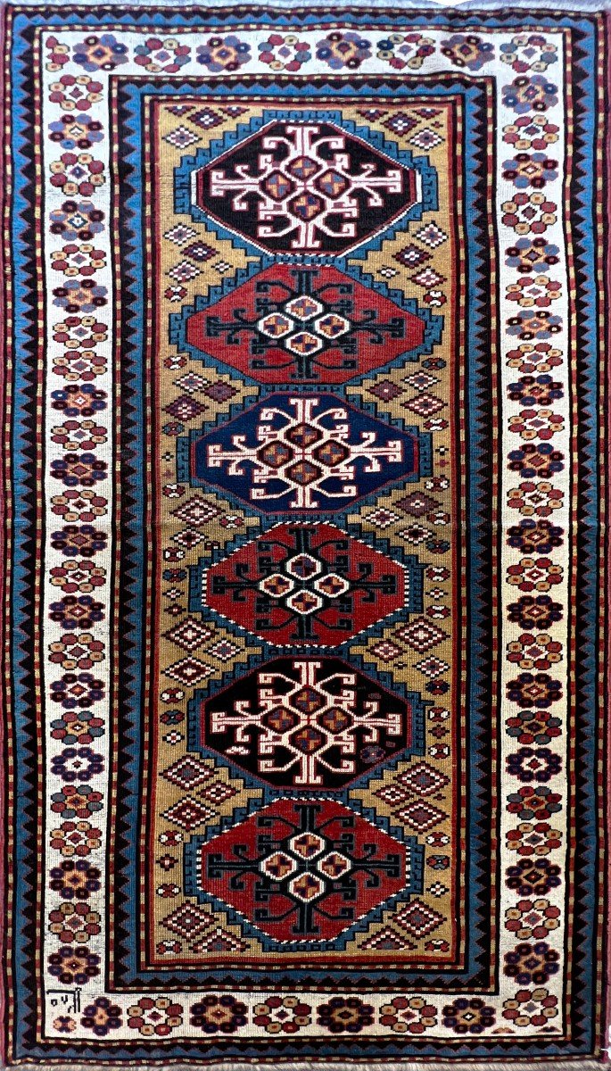 Kazak Rug 19th 180 X 105 - No. 638