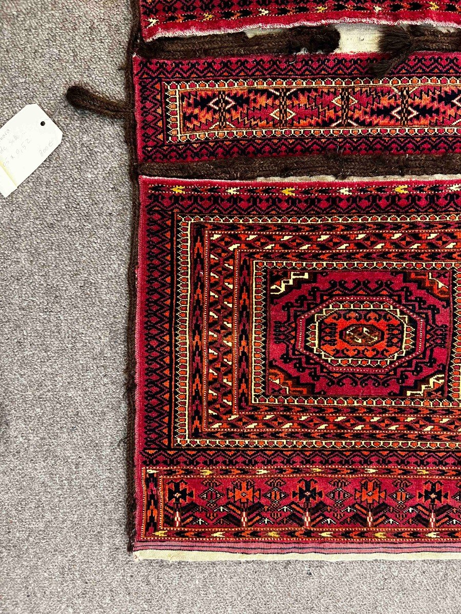 Tapis Tekke Boukhara Sac De Selle 19 &egrave;me 105 X 52 - N&deg; 642-photo-2