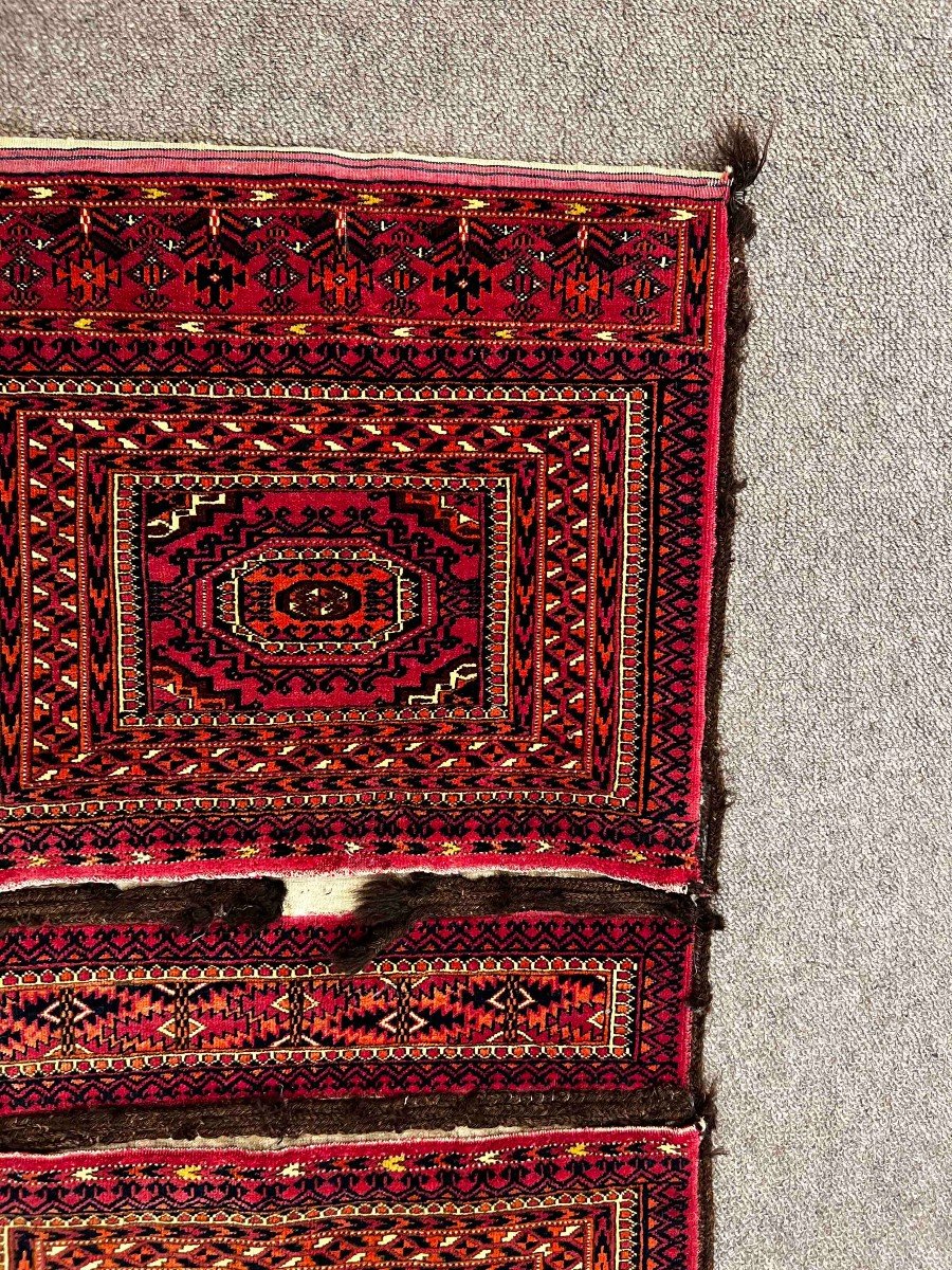 Tapis Tekke Boukhara Sac De Selle 19 &egrave;me 105 X 52 - N&deg; 642-photo-1