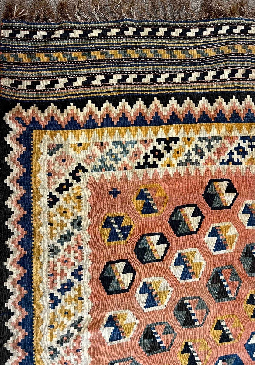 Tapis En Kilim Vers 1930 - Gashgai - 300x160 - N&deg; 461-photo-3