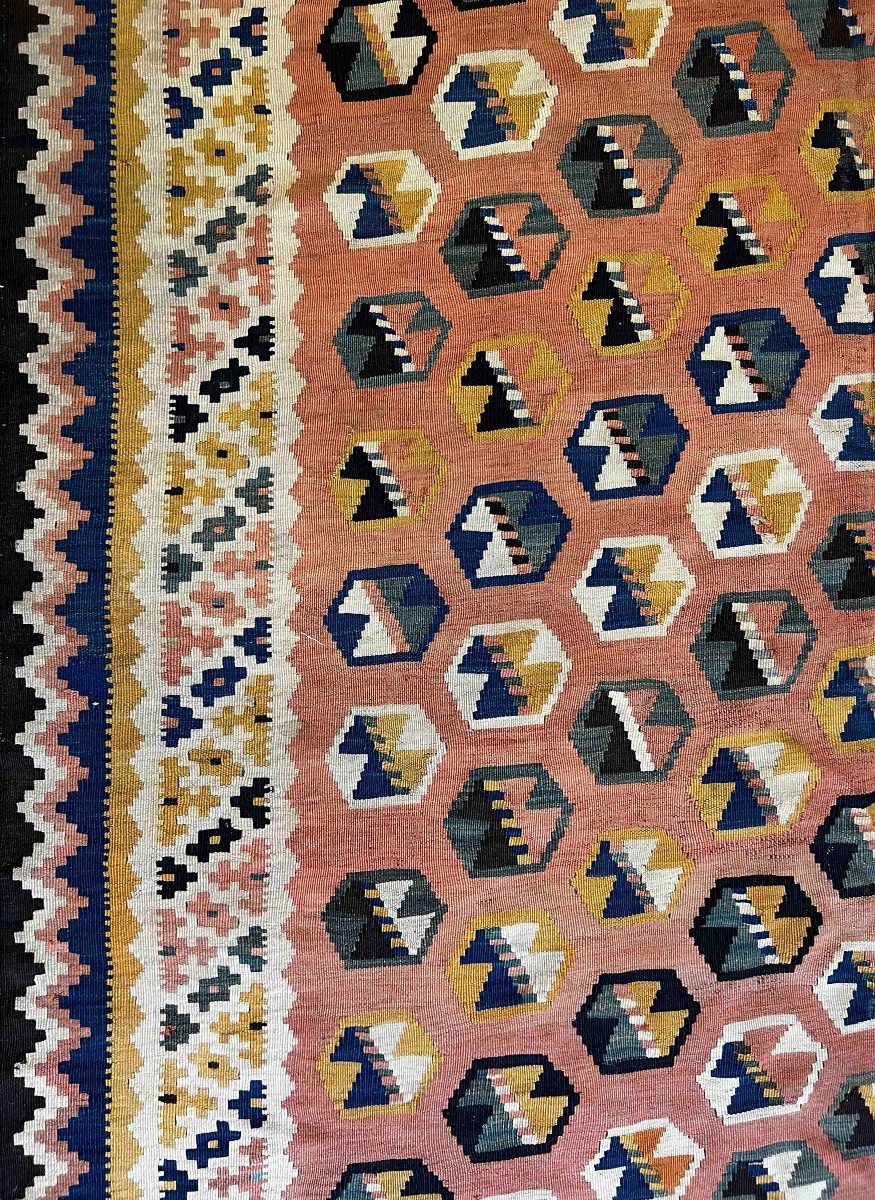 Tapis En Kilim Vers 1930 - Gashgai - 300x160 - N&deg; 461-photo-4