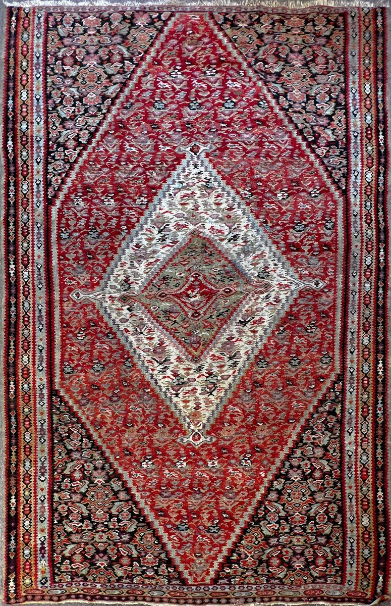 Tapis Senneh En Kilim 19 &egrave;me 190 X 130 - N&deg; 660 - 