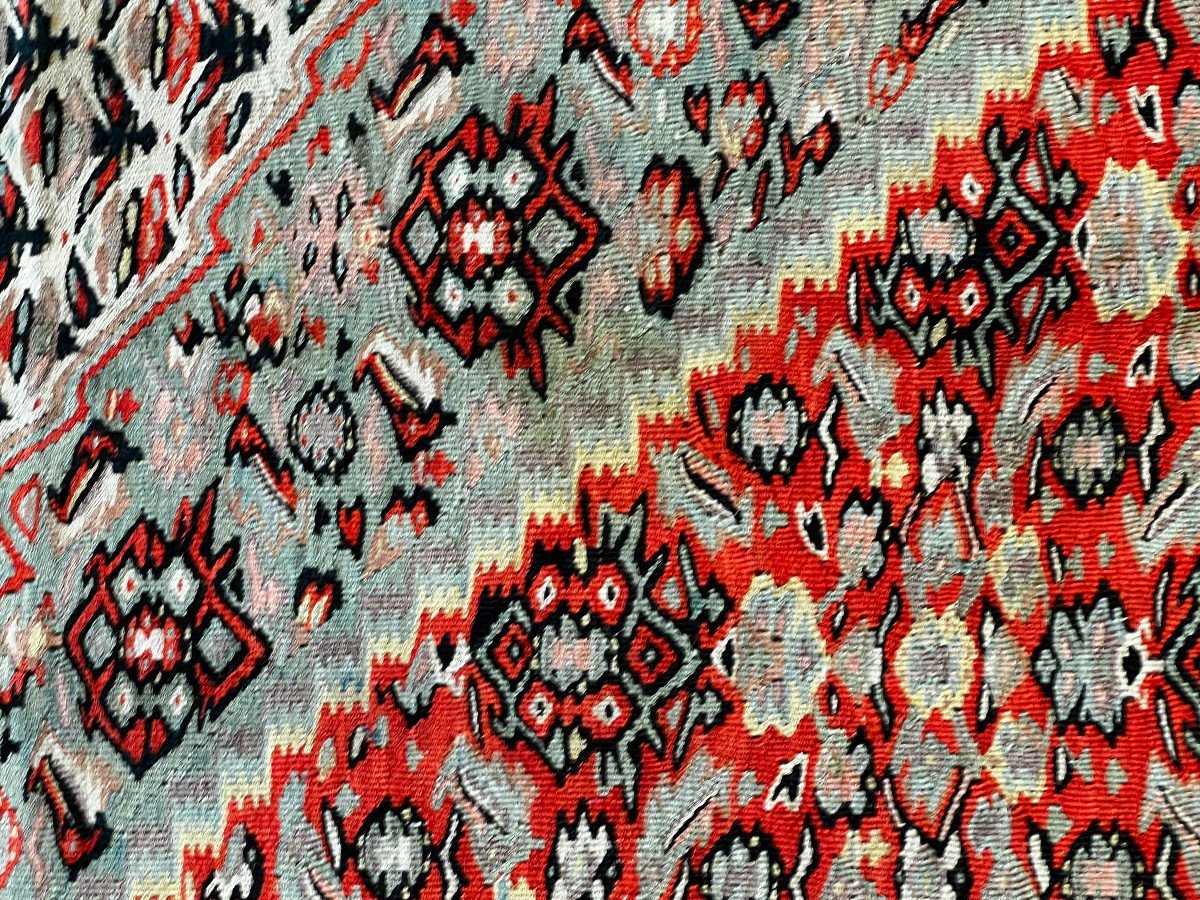 Senneh Carpet From In Kilim 19th 190 X 120 - No. 661-photo-4