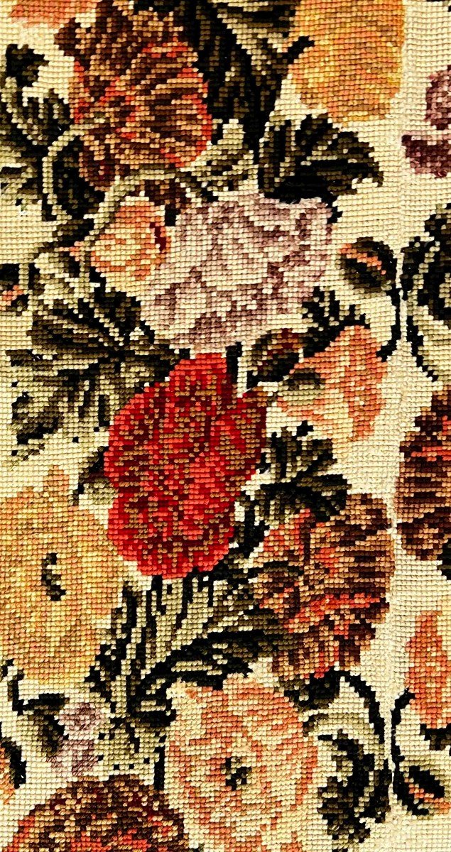 Tapis Français Au Petit Point - 135x0.70 - N° 668-photo-5
