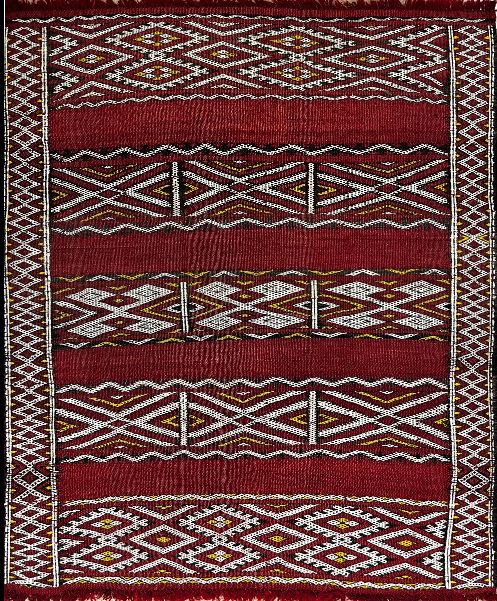 Tapis En Kilim Africain - 0.76x0.94 - N&deg; 681