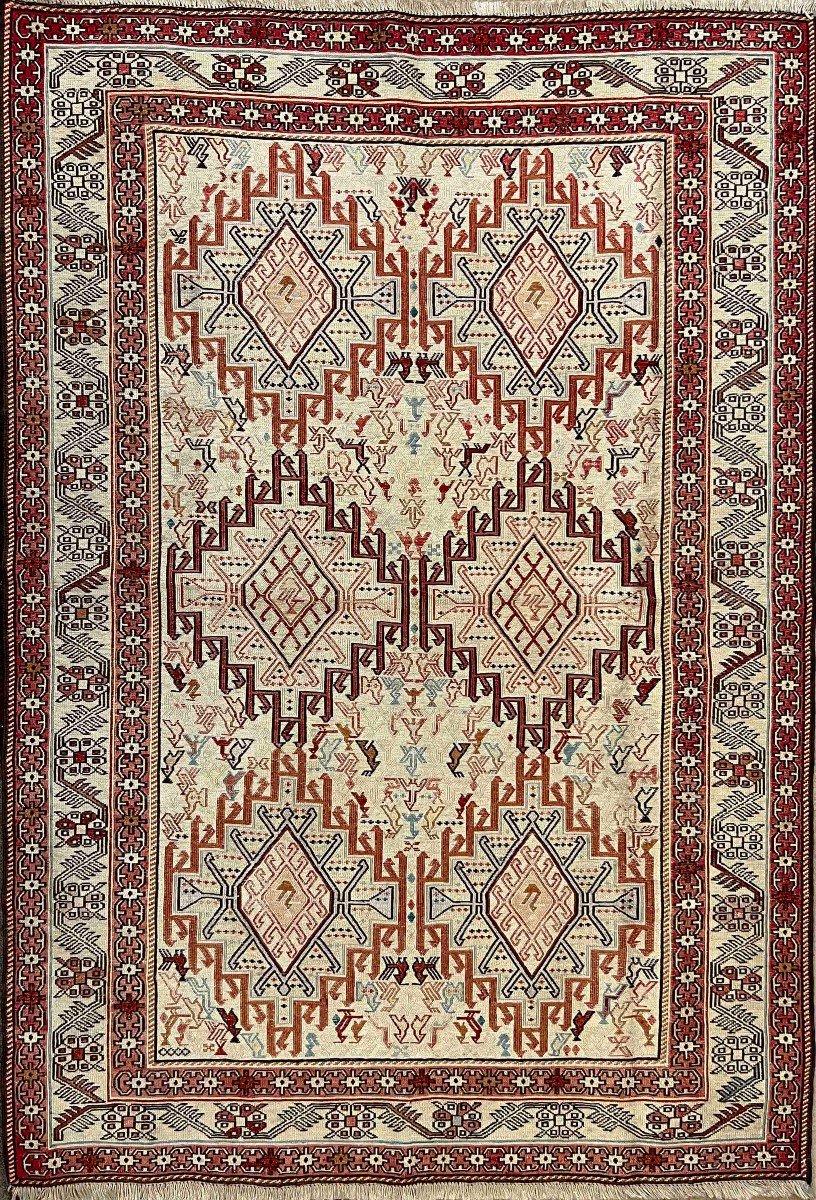 Tapis En Kilim Soumak - 150x105 - N° 682