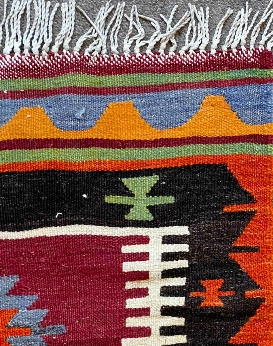 Tapis En Kilim 20 ème  127 X 95 - N° 683-photo-3