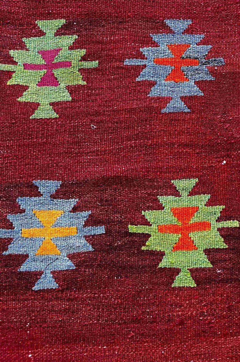Tapis En Kilim 20 ème  127 X 95 - N° 683-photo-5