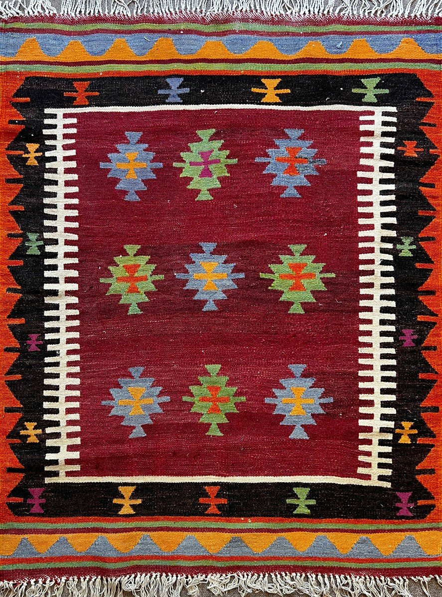 Tapis En Kilim 20 ème  127 X 95 - N° 683