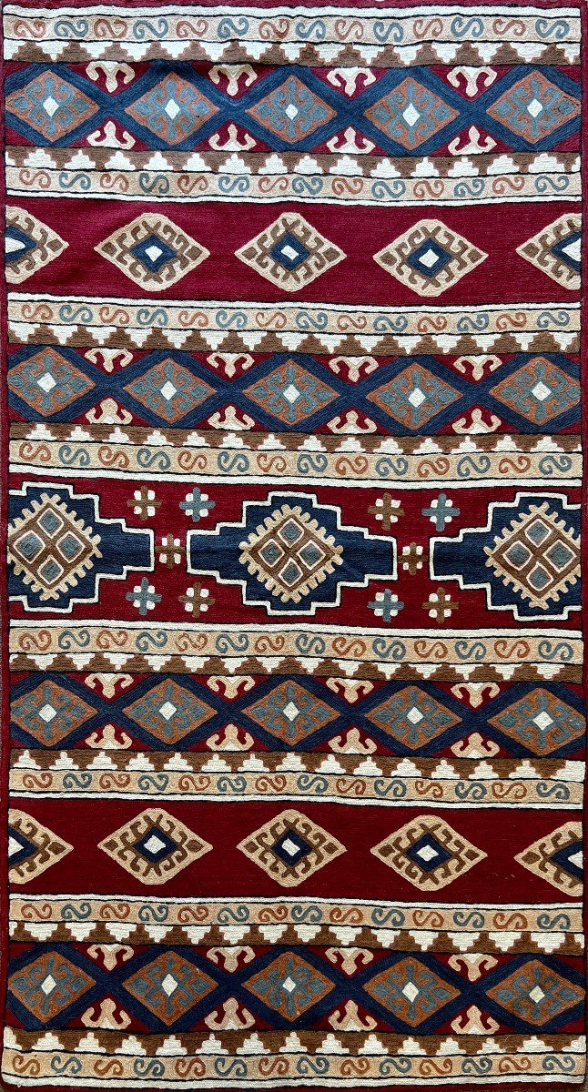 Tapis En Kilim Indien Durie XXe.s - 156x91 - N&deg; 685