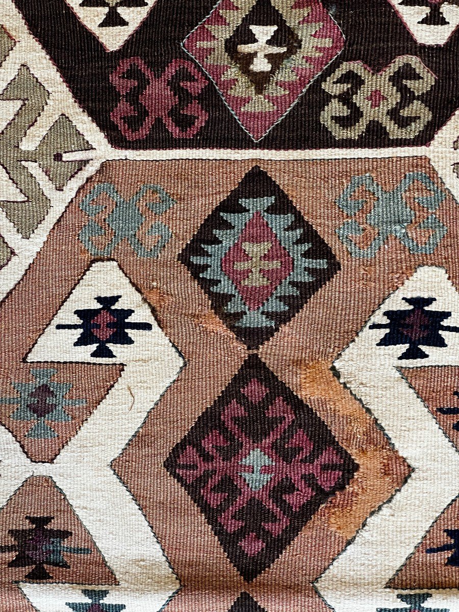 Nice Pair Of Carpets In Kilims - 19th Century - N° 693 Ab-photo-1