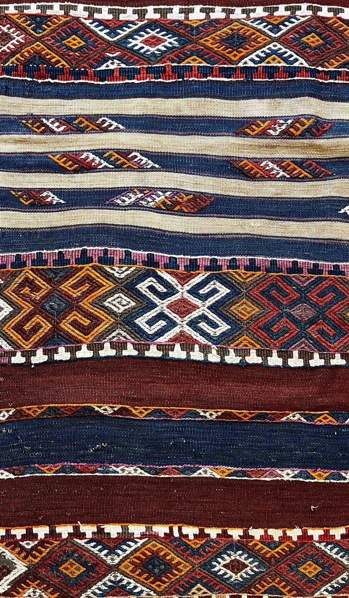 Tapis En Kilim Soumak XIXe.s - 160 X 95 - N&deg; 694-photo-4