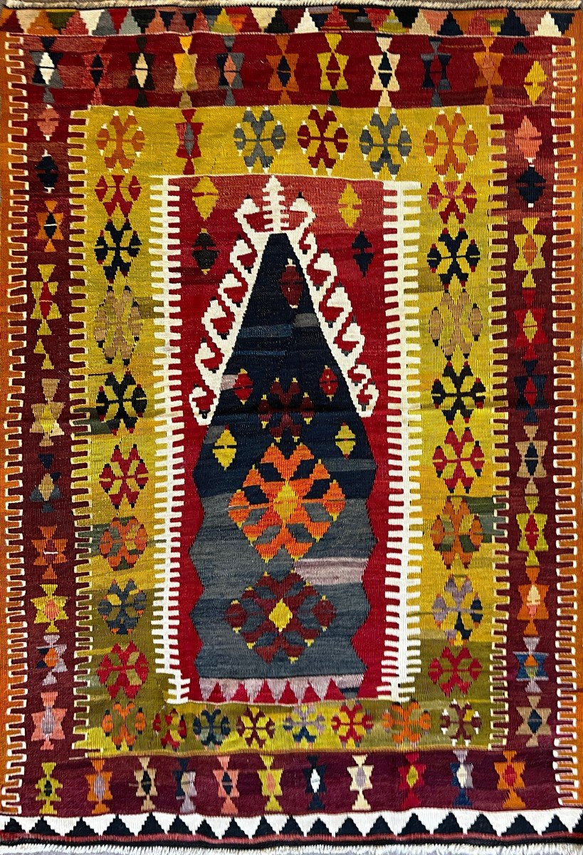 Turkish Kilim Rug 19th - 160x100 - N° 695
