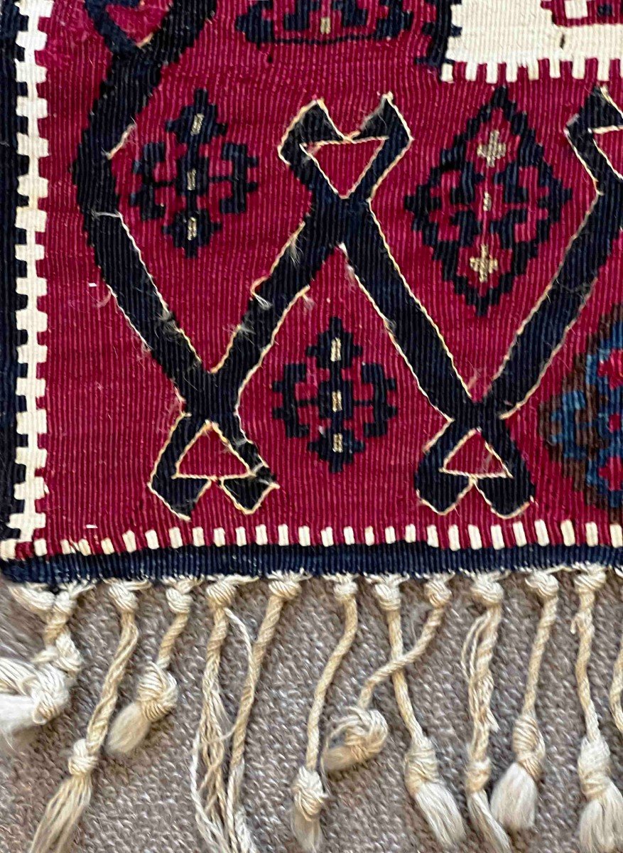 Important Kilim Anatolia "certified" Reyhanli 19th Century - 140x80 - No. 700-photo-4