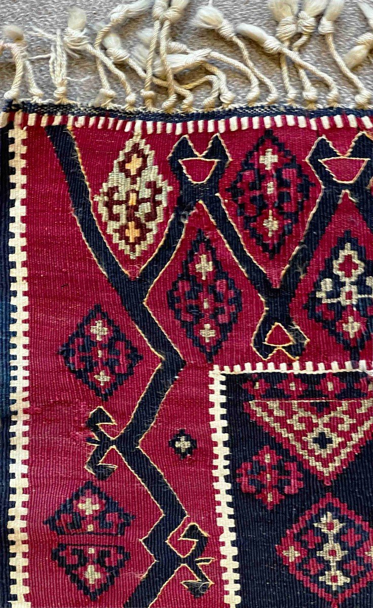 Important Kilim Anatolia "certified" Reyhanli 19th Century - 140x80 - No. 700-photo-1