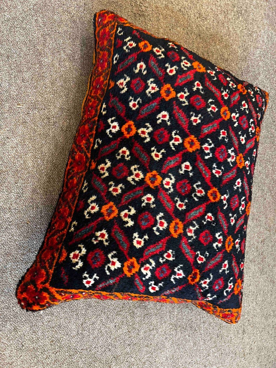 Coussin En Tapis - Vers 1930 - 60x50 - N° 306-photo-2