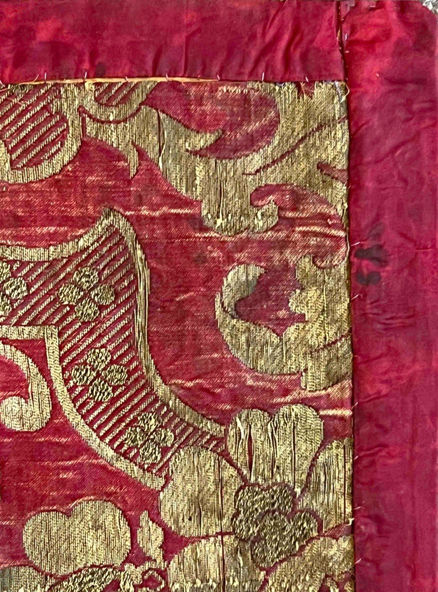 French Textile 19th 32 X 30 - No. 710-photo-1