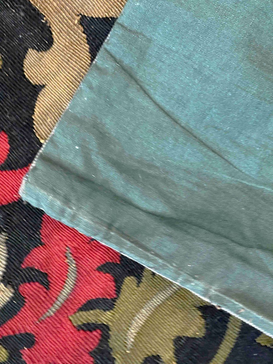 Textile Aubusson En Metal d'Or - 19 ème 193 X 47 - N° 713-photo-1