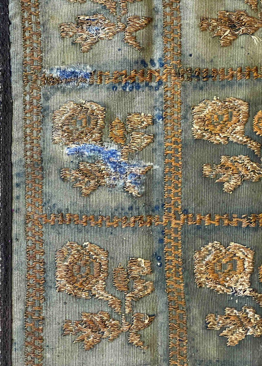 Paire De Textile Ottoman 19e.s - 0.90x0.45 - N° 714 , 715 -photo-4