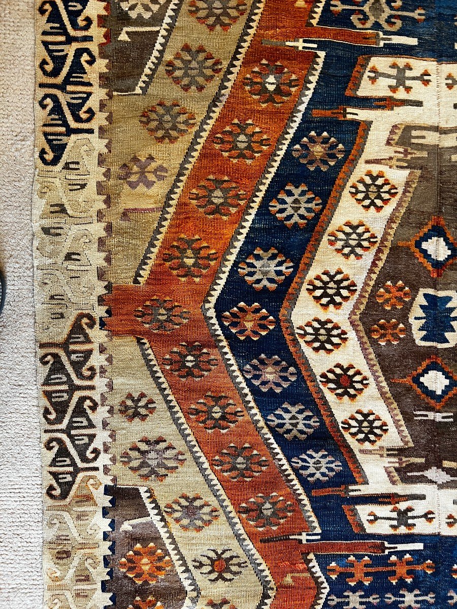 Kilim Sivas Turquie 19 &egrave;me 360 X 145 - N&deg; 756-photo-3