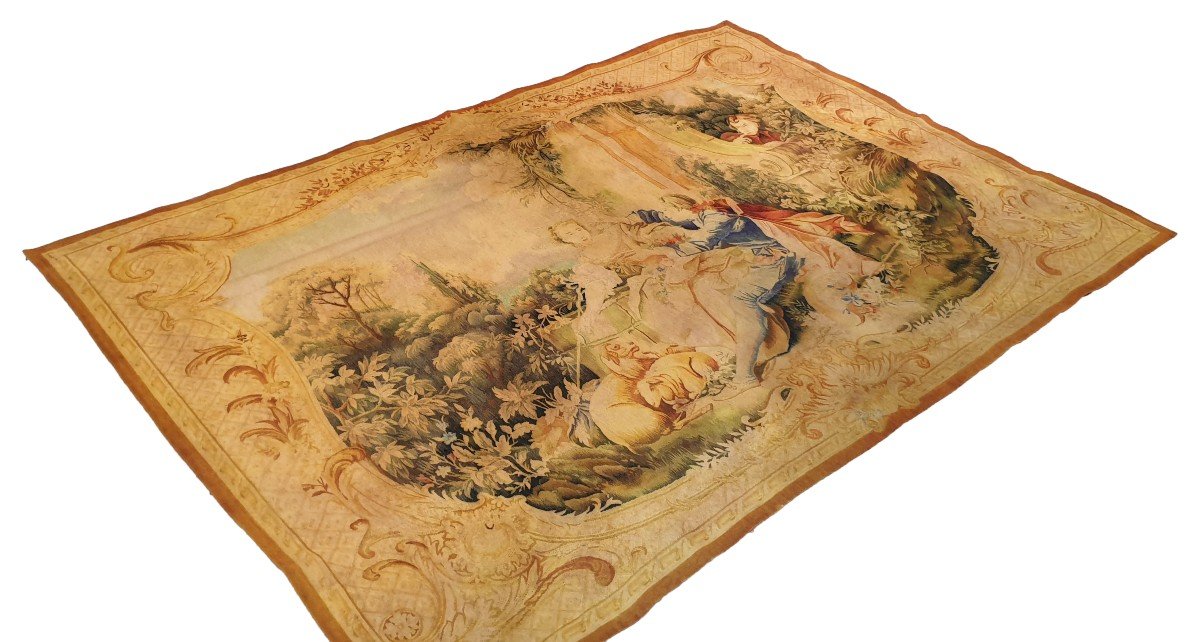 Aubusson Style Tapestry 1m90x1m30 - No. 783-photo-2