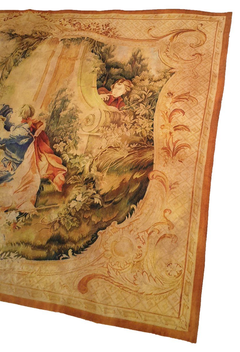 Aubusson Style Tapestry 1m90x1m30 - No. 783-photo-1