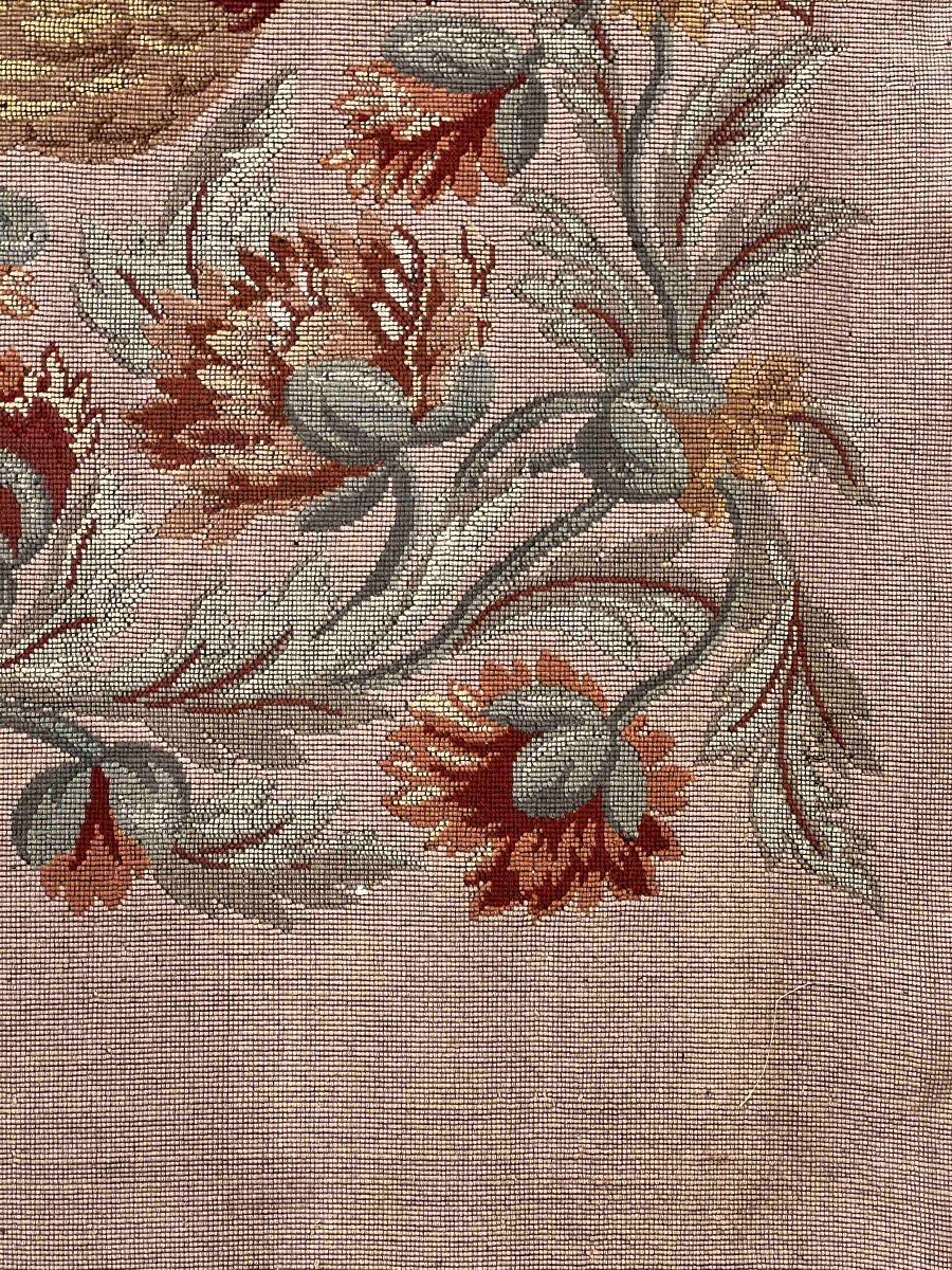 Tapisserie ancienne jacquard - 0.85x0.75 - N&deg; 788-photo-3