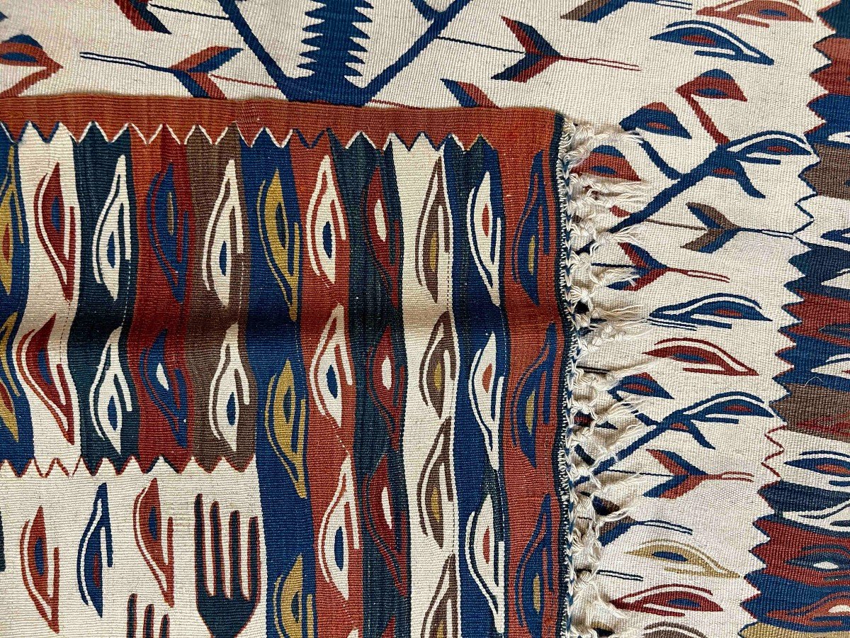 Kilim Transilvanie Roumanie Vers 1950 - 155 X 115, N&deg; 828-photo-1