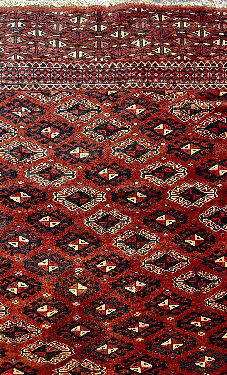 Turkmen Carpet 20th 210 X 120 - No. 834-photo-2