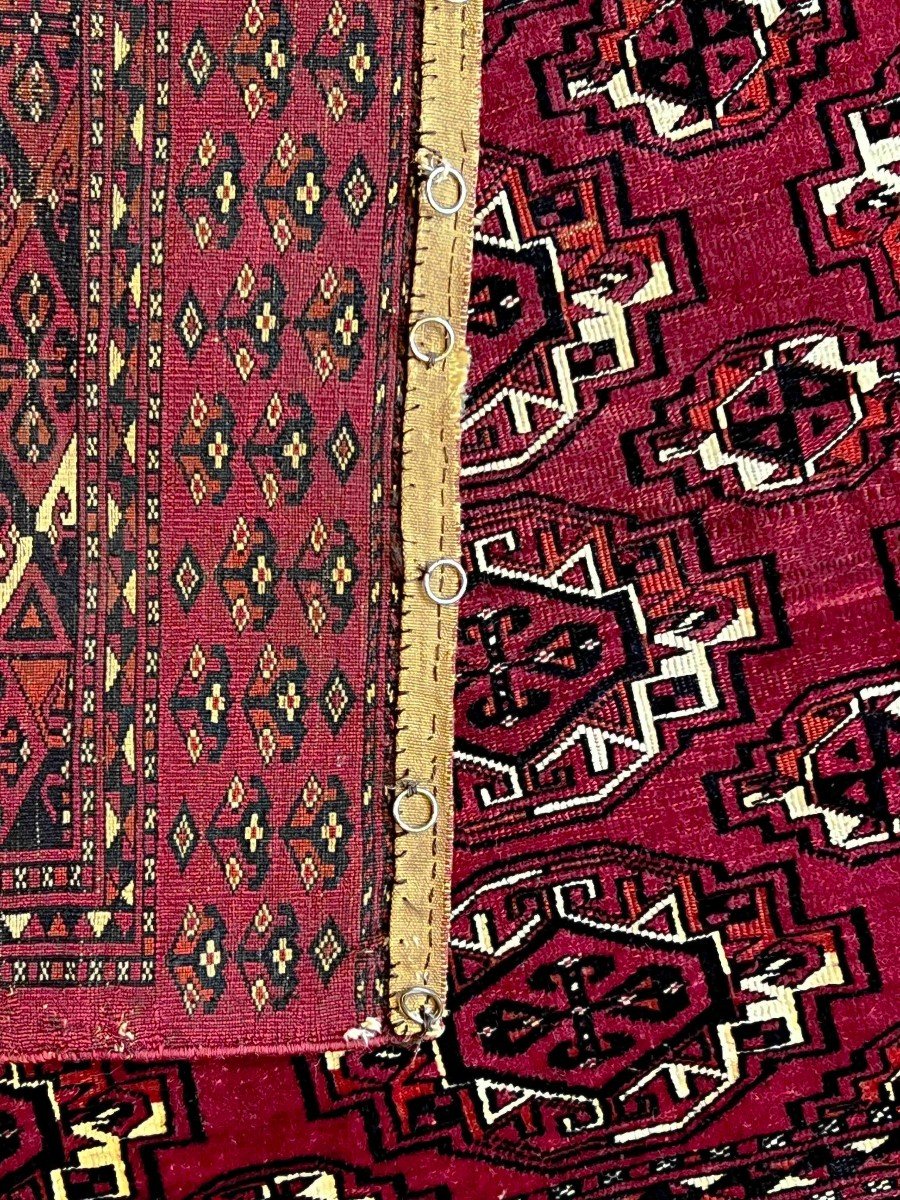 19th Century Turkmen Saryk Carpet - 1m38x0.97 - N° 841-photo-1