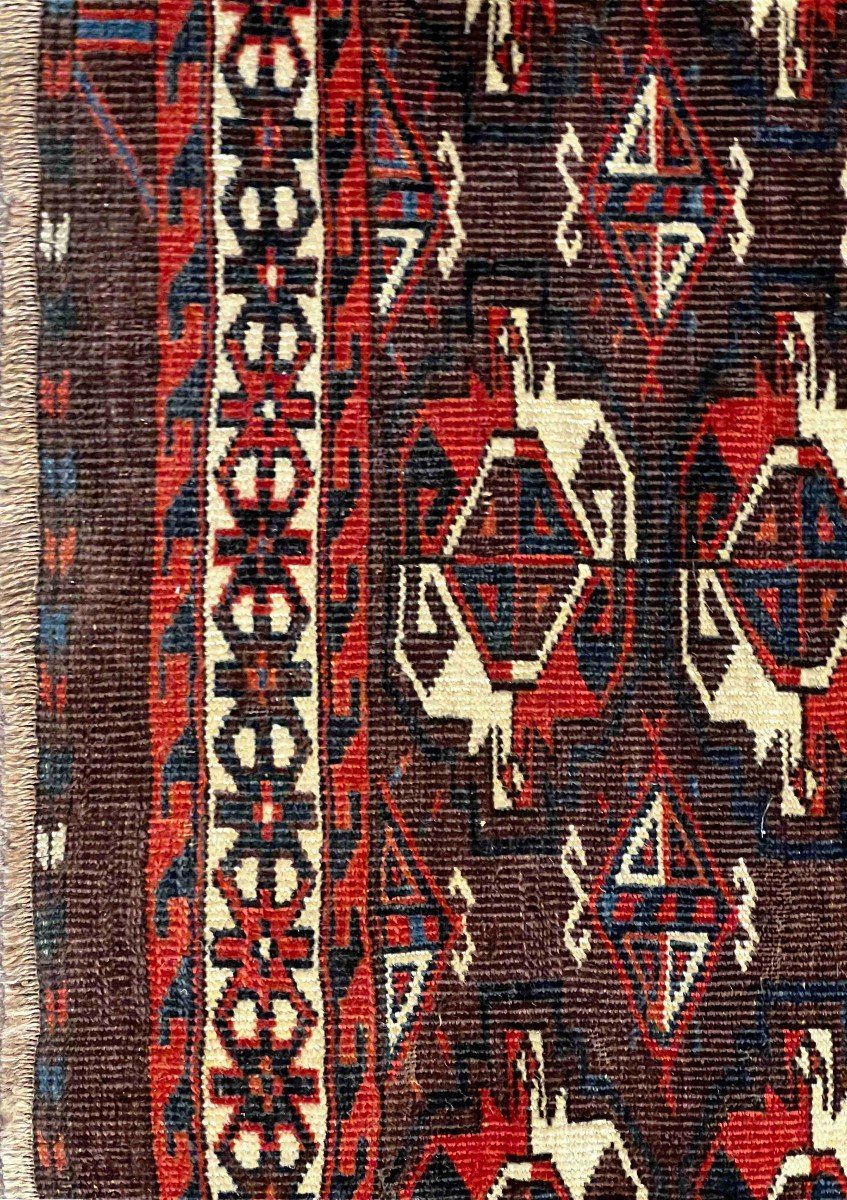 Tapis Bucara Tek&eacute; vers 1920 - 125x0.85cm - N&deg; 912-photo-4