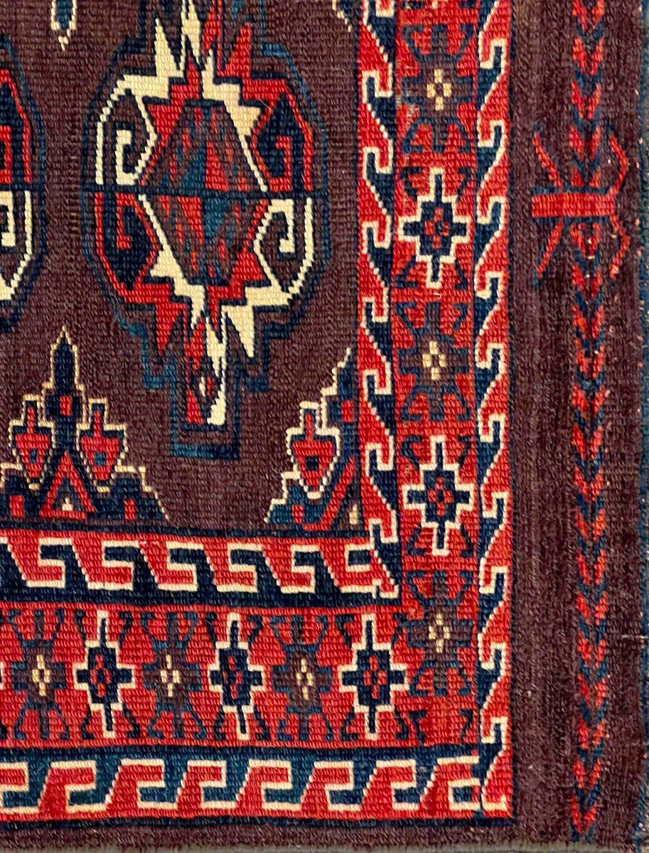 19th Century Teke Rug 122x75 - No. 965-photo-5