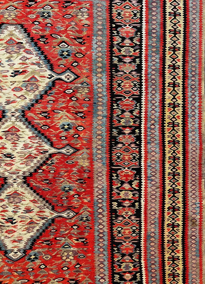 Kilim Senneh 19th Century - 2m00x1m25 - No. 990-photo-1