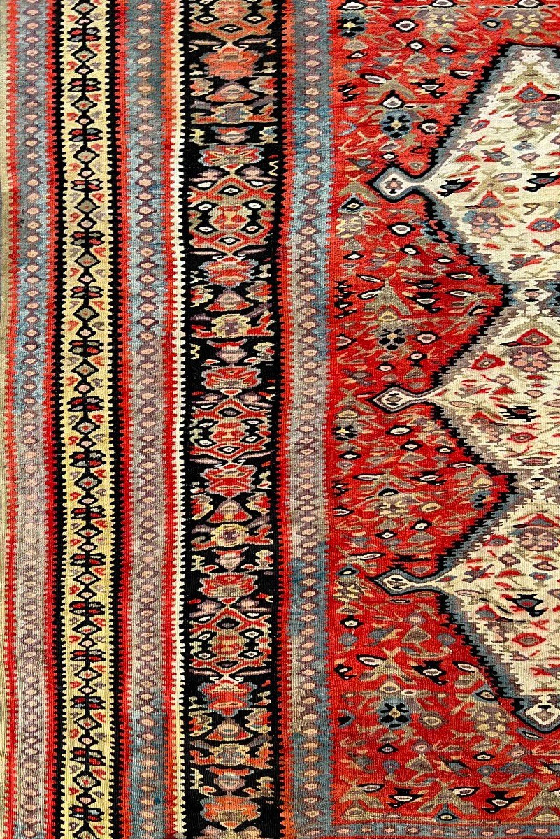 Kilim Senneh 19th Century - 2m00x1m25 - No. 990-photo-2