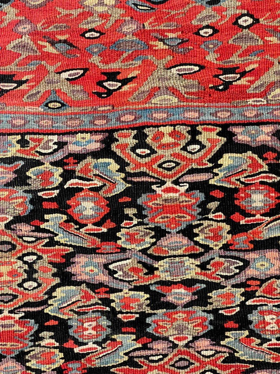 Kilim Senneh 19th Century - 2m00x1m25 - No. 990-photo-6