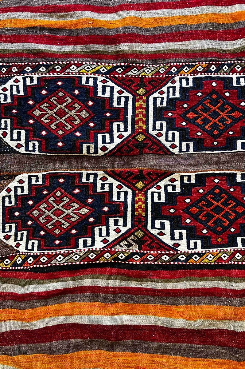 Tapis En Kilim Chuval - Turc, Vers 1960 150x112 - N&deg; 1122-photo-2