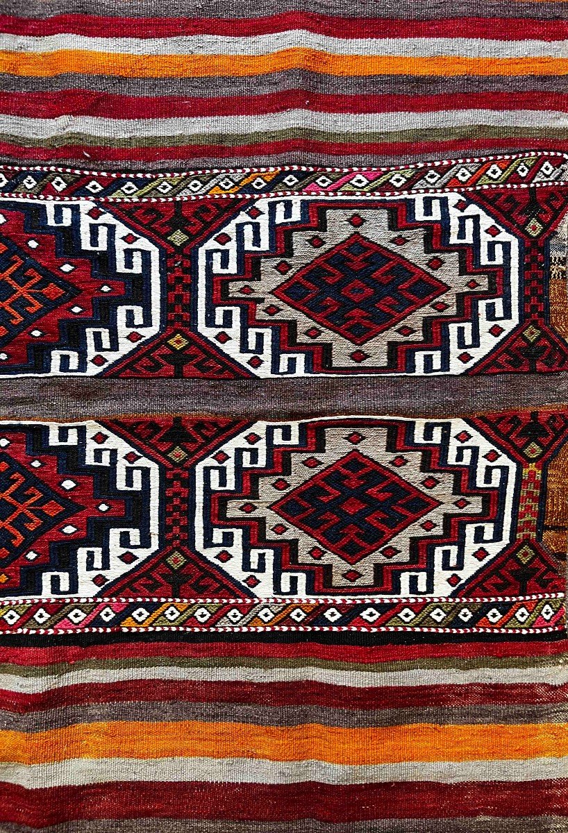 Tapis En Kilim Chuval - Turc, Vers 1960 150x112 - N&deg; 1122-photo-4