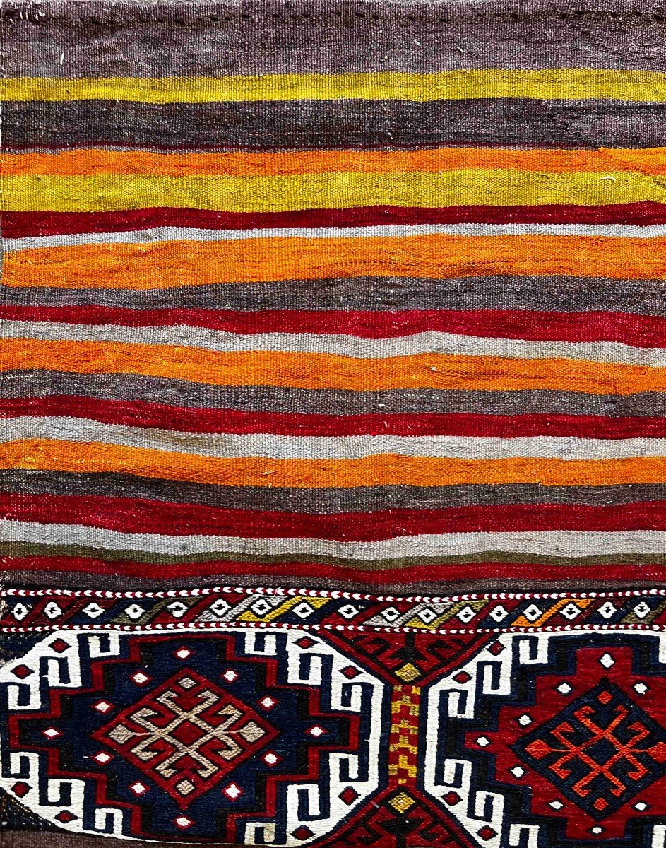Tapis En Kilim Chuval - Turc, Vers 1960 150x112 - N&deg; 1122-photo-1