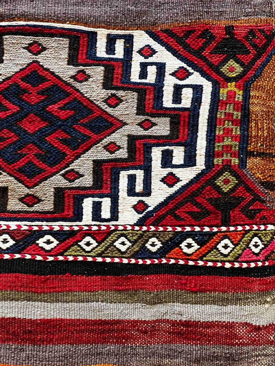 Tapis En Kilim Chuval - Turc, Vers 1960 150x112 - N&deg; 1122-photo-3
