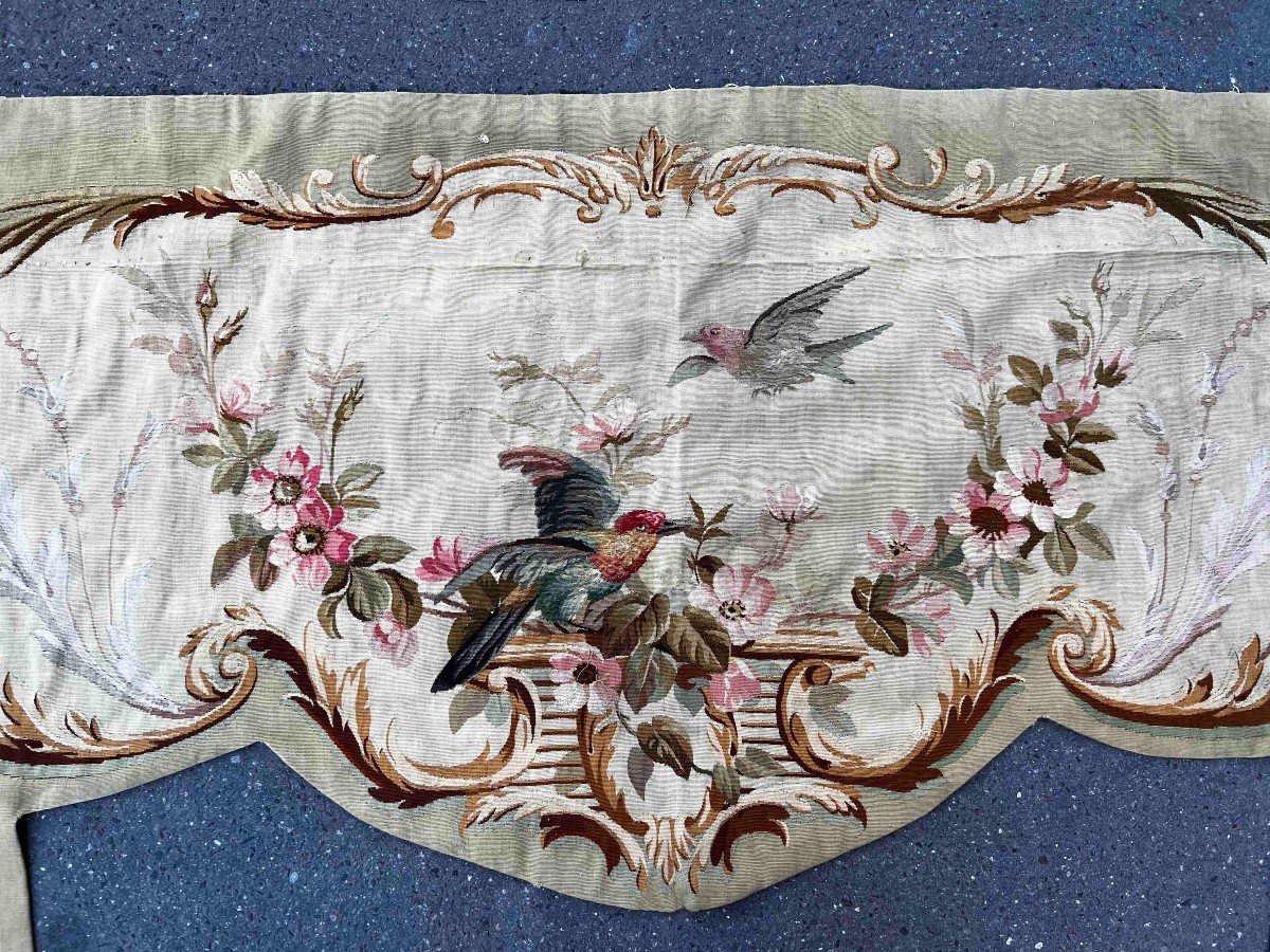 Aubusson Tapestry Valance 19th Century - N° 1357-photo-4