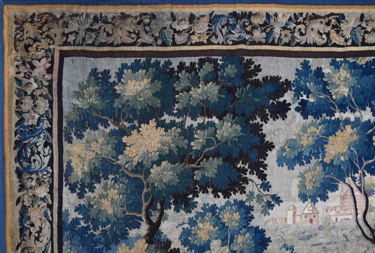 17th Century Flanders Tapestry - Children's Games - L3m55xh2m40 - No. 1367-photo-3
