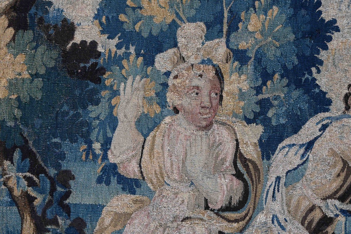 17th Century Flanders Tapestry - Children's Games - L3m55xh2m40 - No. 1367-photo-5