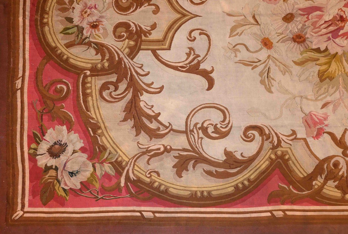 Tapis Aubusson 19e Siècle | Napoleon III | 265x166 - N° 1359-photo-2