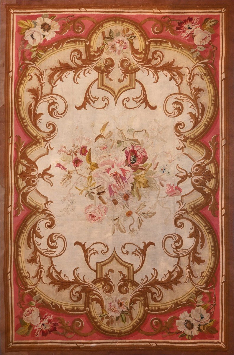 Tapis Aubusson 19e Siècle | Napoleon III | 265x166 - N° 1359
