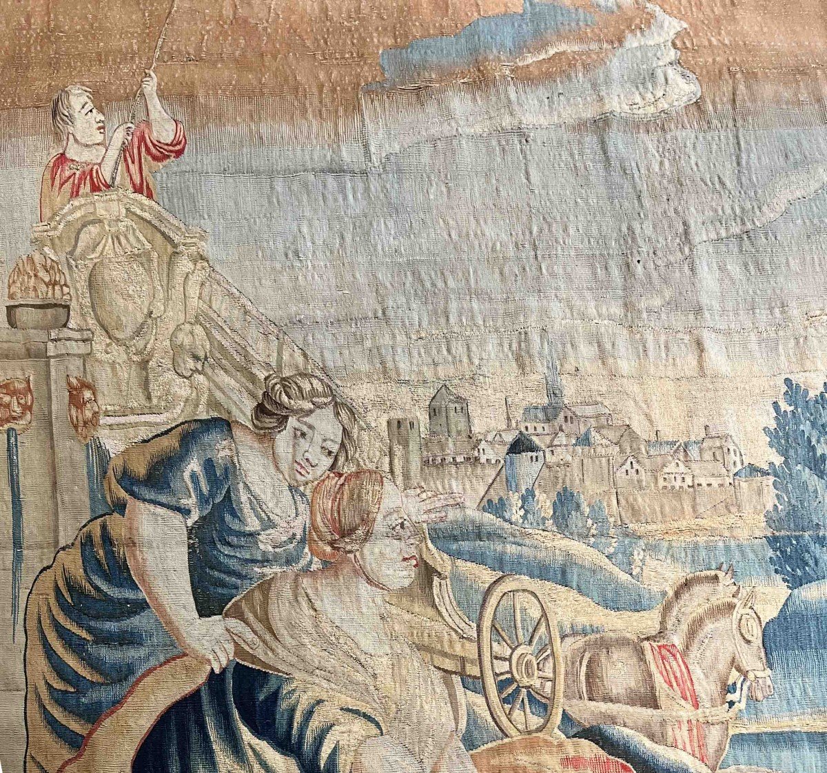 Flanders Tapestry, The Triumph, 17th Century, Dim: 360 L X 210 H Cm, No. 901-photo-4