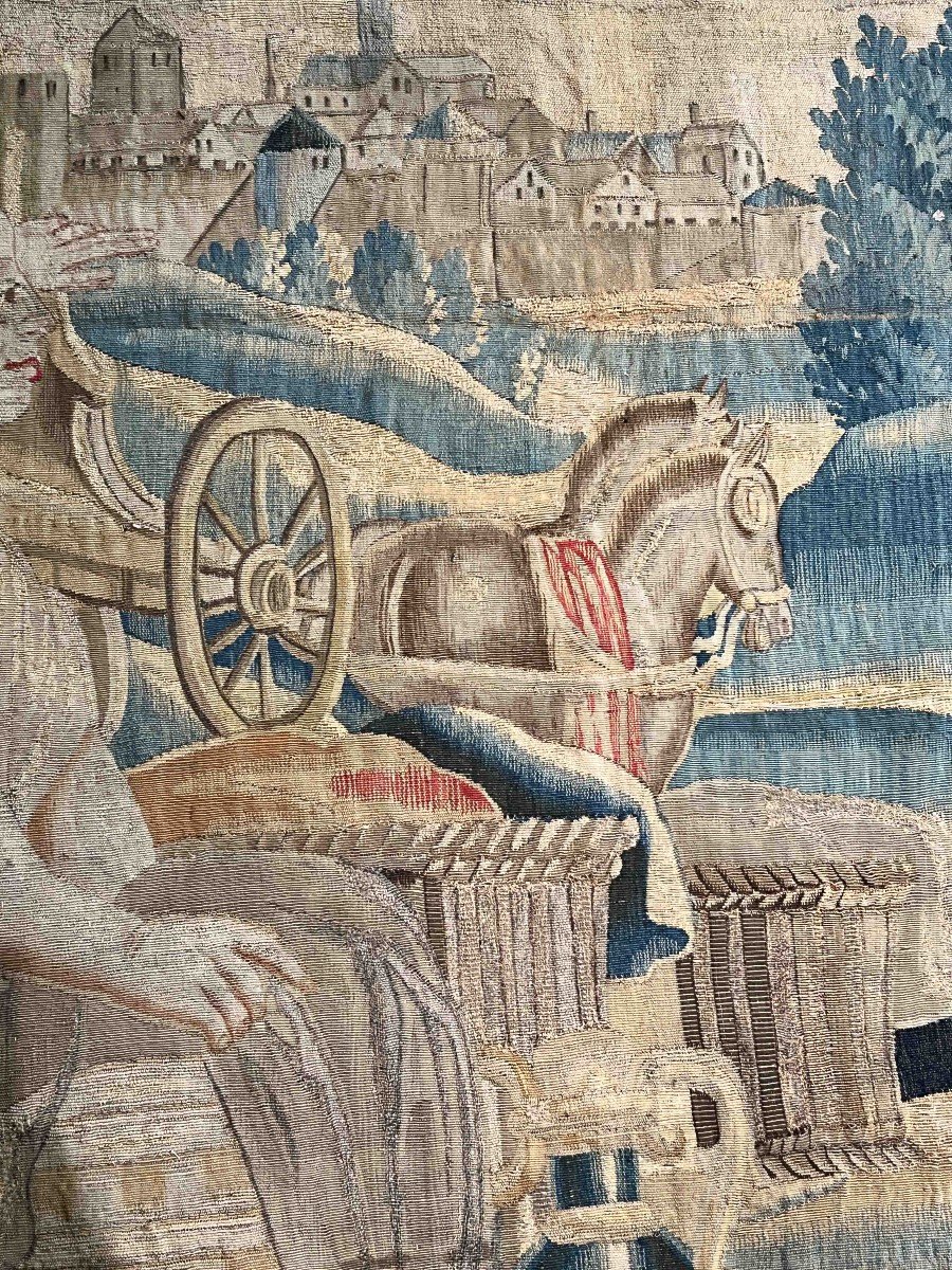 Flanders Tapestry, The Triumph, 17th Century, Dim: 360 L X 210 H Cm, No. 901-photo-1