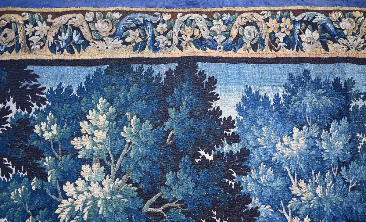 Aubusson Manufacture Tapestry Late 17th Century - Dance In The Forest - L3m56xh2m78, N° 1317-photo-1