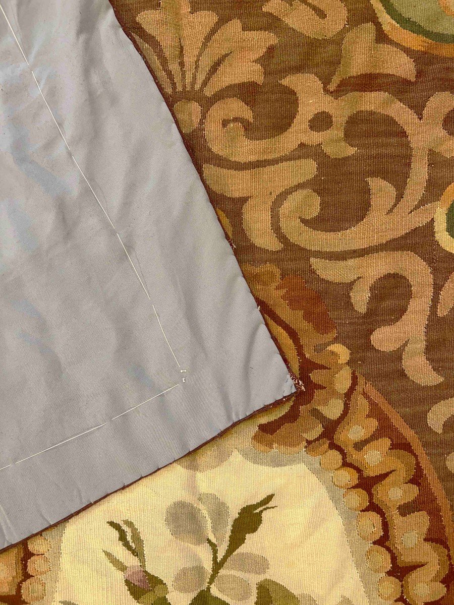Aubusson Manufacture Carpet, 19th Century, Napoleon III Style - 2m25x1m80 - Tapestry No. 1071-photo-4